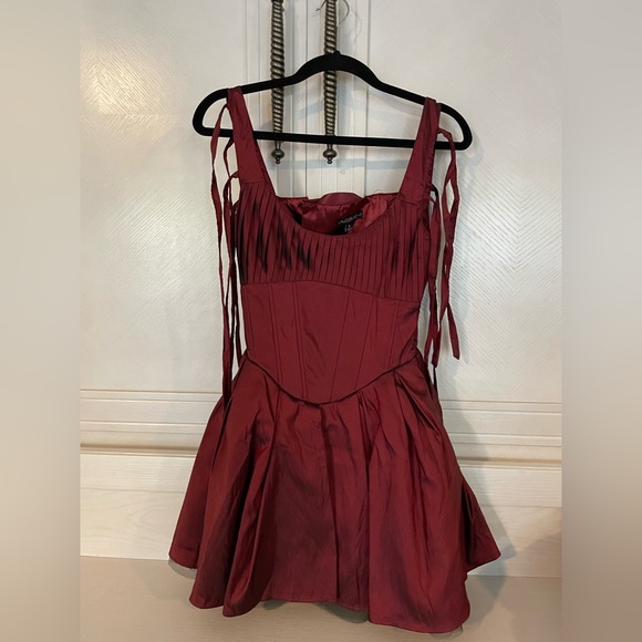 DollsKill/Unholy Red Mini Corset Dress- Excellent Condition! - Picture 8 of 9